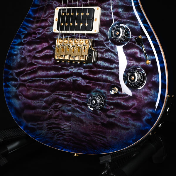 PRS Custom 24 Piezo Wood Library w/ 10-Top, Brazilian Rosewood, & DMO Pickups- Violet Blue Burst 2025 (0409883)