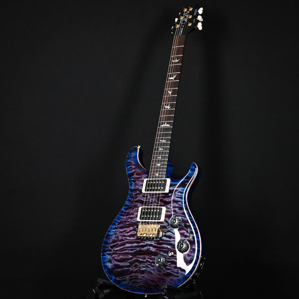 PRS Custom 24 Piezo Wood Library w/ 10-Top, Brazilian Rosewood, & DMO Pickups- Violet Blue Burst 2025 (0409883)