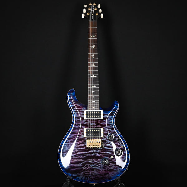 PRS Custom 24 Piezo Wood Library w/ 10-Top, Brazilian Rosewood, & DMO Pickups- Violet Blue Burst 2025 (0409883)