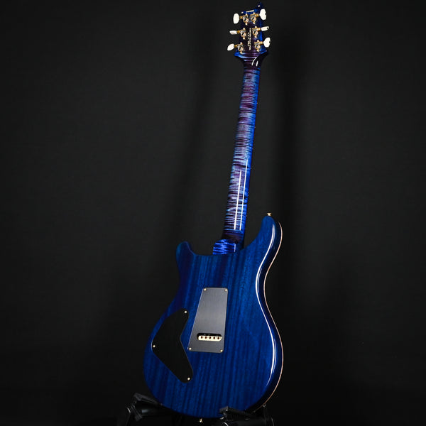 PRS Custom 24 Piezo Wood Library w/ 10-Top, Brazilian Rosewood, & DMO Pickups- Violet Blue Burst 2025 (0409883)