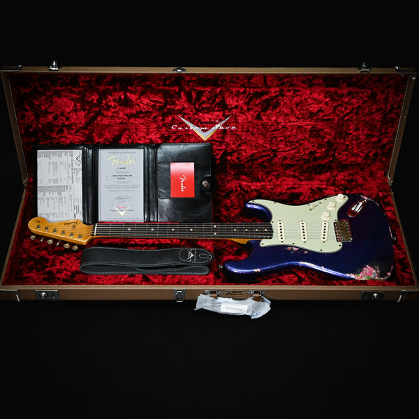 Fender Custom Shop 1962 Stratocaster w/ Josefina Handwound Pickups Heavy Relic- Purple Sparkle/ Pink Paisley 2025 (R141531)