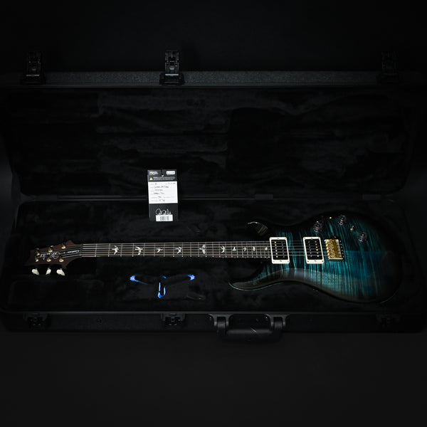 PRS Custom 24 Piezo w/ 10-Top & DMO Pickups- Cobalt Blue Smokeburst 2025 (0411534)