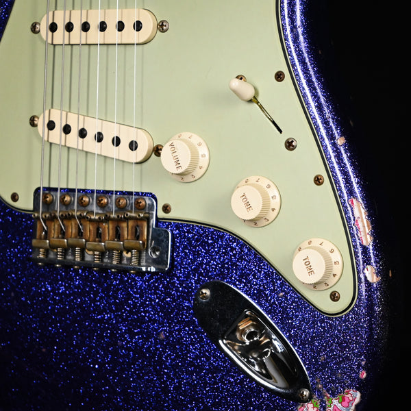 Fender Custom Shop 1962 Stratocaster w/ Josefina Handwound Pickups Heavy Relic- Purple Sparkle/ Pink Paisley 2025 (R141531)