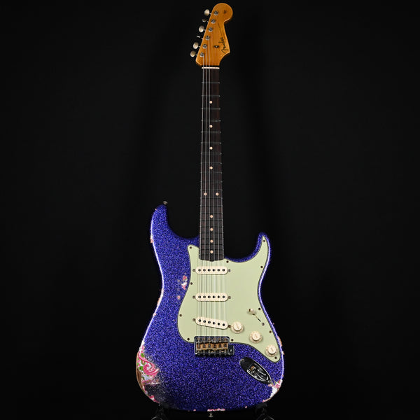 Fender Custom Shop 1962 Stratocaster w/ Josefina Handwound Pickups Heavy Relic- Purple Sparkle/ Pink Paisley 2025 (R141531)