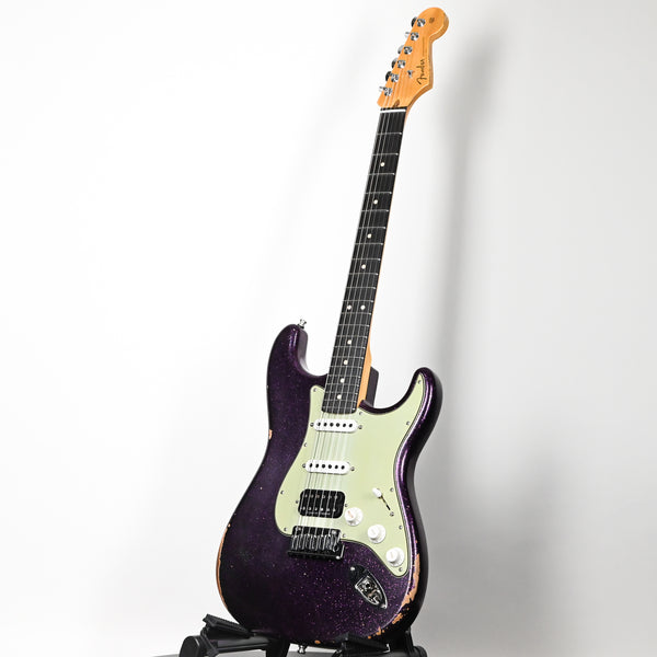 Fender Custom Shop Deluxe Stratocaster w/ Seymour Duncan SH4B Humbucker, Relic/ Closet Classic Hardware- Magenta Sparkle 2025 (R146161)