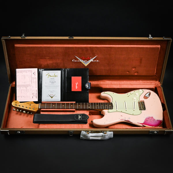 Fender Custom Shop 1962 Stratocaster Heavy Relic Aged Shell Pink / Pink Paisley Josefina Hand Wound Pickups 2024 (R135971 )