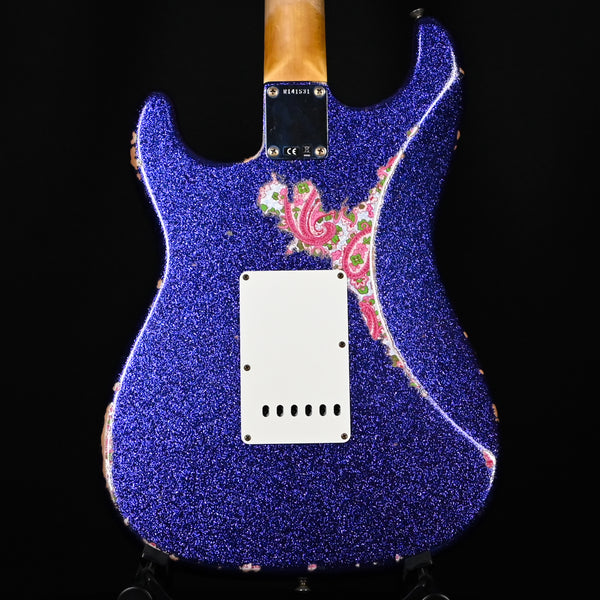 Fender Custom Shop 1962 Stratocaster w/ Josefina Handwound Pickups Heavy Relic- Purple Sparkle/ Pink Paisley 2025 (R141531)