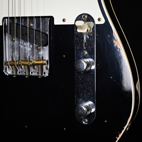 Fender Custom Shop '59 Telecaster Custom Relic- Aged Black 2024 (CZ552283)