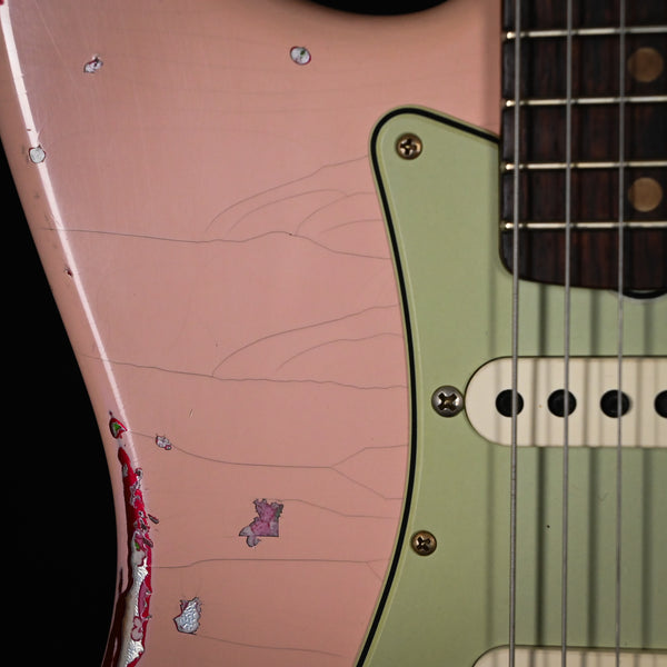 Fender Custom Shop 1962 Stratocaster Heavy Relic Aged Shell Pink / Pink Paisley Josefina Hand Wound Pickups 2024 (R135971 )