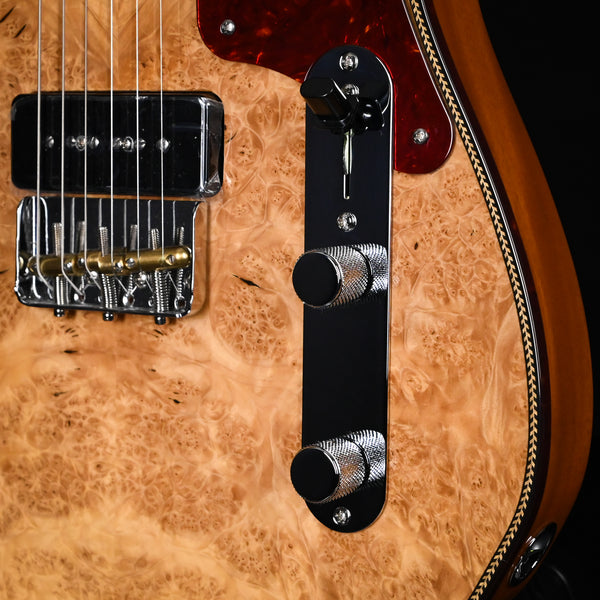 Fender Custom Shop Artisan Dual P90 Telecaster w/ Burl Maple Top, NOS- Aged Natural 2025 (CZ584720)