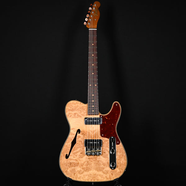 Fender Custom Shop Artisan Dual P90 Telecaster w/ Burl Maple Top, NOS- Aged Natural 2025 (CZ584720)