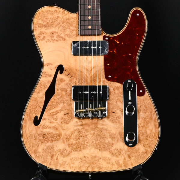 Fender Custom Shop Artisan Dual P90 Telecaster w/ Burl Maple Top, NOS- Aged Natural 2025 (CZ584720)