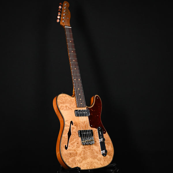 Fender Custom Shop Artisan Dual P90 Telecaster w/ Burl Maple Top, NOS- Aged Natural 2025 (CZ584720)
