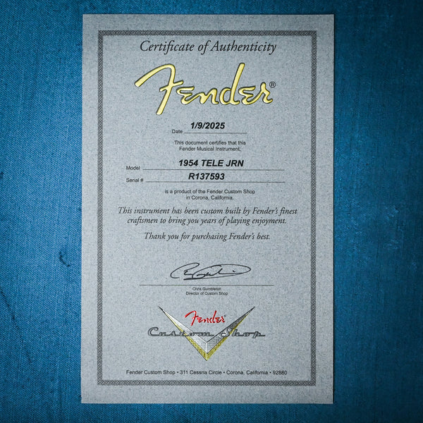 Fender Custom Shop 1954 Telecaster Journeyman- Aged Tahitian Coral 2025 (R137593)