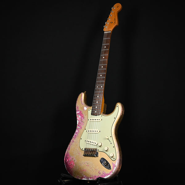 Fender Custom Shop Masterbuilt Dennis Galuszka 62' Stratocaster w/ Brazilian Rosewood Super Heavy Relic- Aztec Gold/Pink Paisley 2024 (R139870)