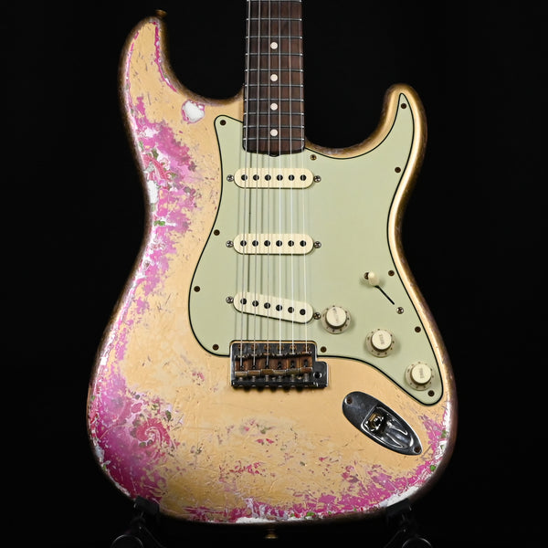 Fender Custom Shop Masterbuilt Dennis Galuszka 62' Stratocaster w/ Brazilian Rosewood Super Heavy Relic- Aztec Gold/Pink Paisley 2024 (R139870)