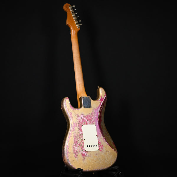 Fender Custom Shop Masterbuilt Dennis Galuszka 62' Stratocaster w/ Brazilian Rosewood Super Heavy Relic- Aztec Gold/Pink Paisley 2024 (R139870)