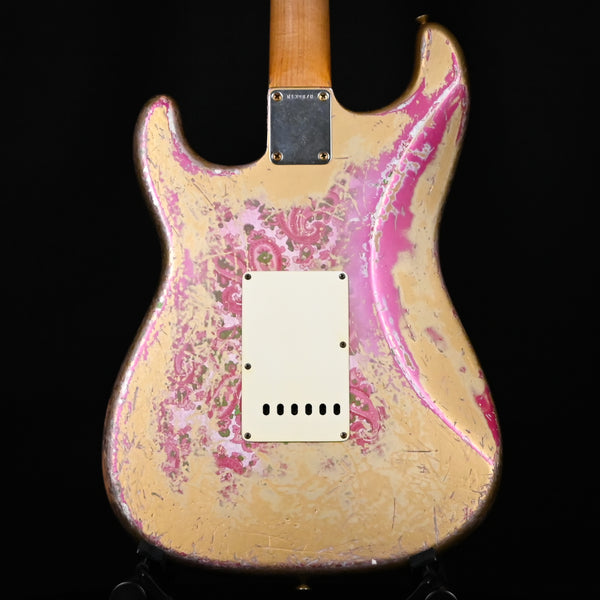 Fender Custom Shop Masterbuilt Dennis Galuszka 62' Stratocaster w/ Brazilian Rosewood Super Heavy Relic- Aztec Gold/Pink Paisley 2024 (R139870)