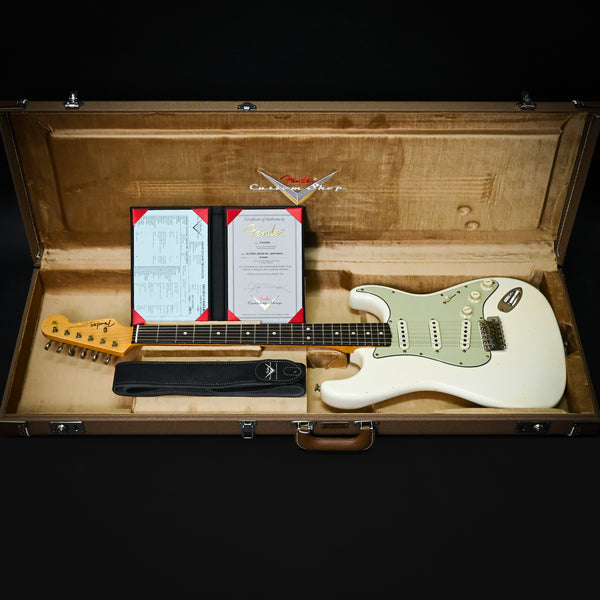 Fender Custom Shop Masterbuilt Yuriy Shishkov '63 Stratocaster w/ Brazilian Rosewood, Journeyman- Aged Artic White 2025 (R138381)