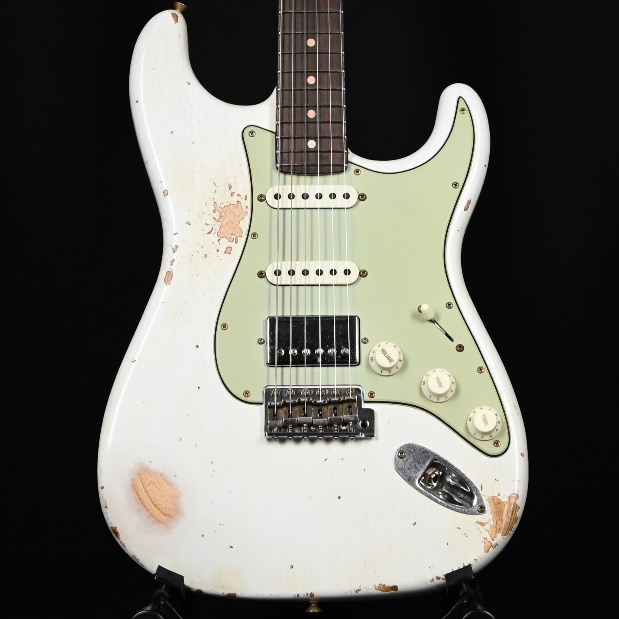 Fender Custom Shop '62 Stratocaster HSS Heavy Relic- Olympic White 2026 (R143944)