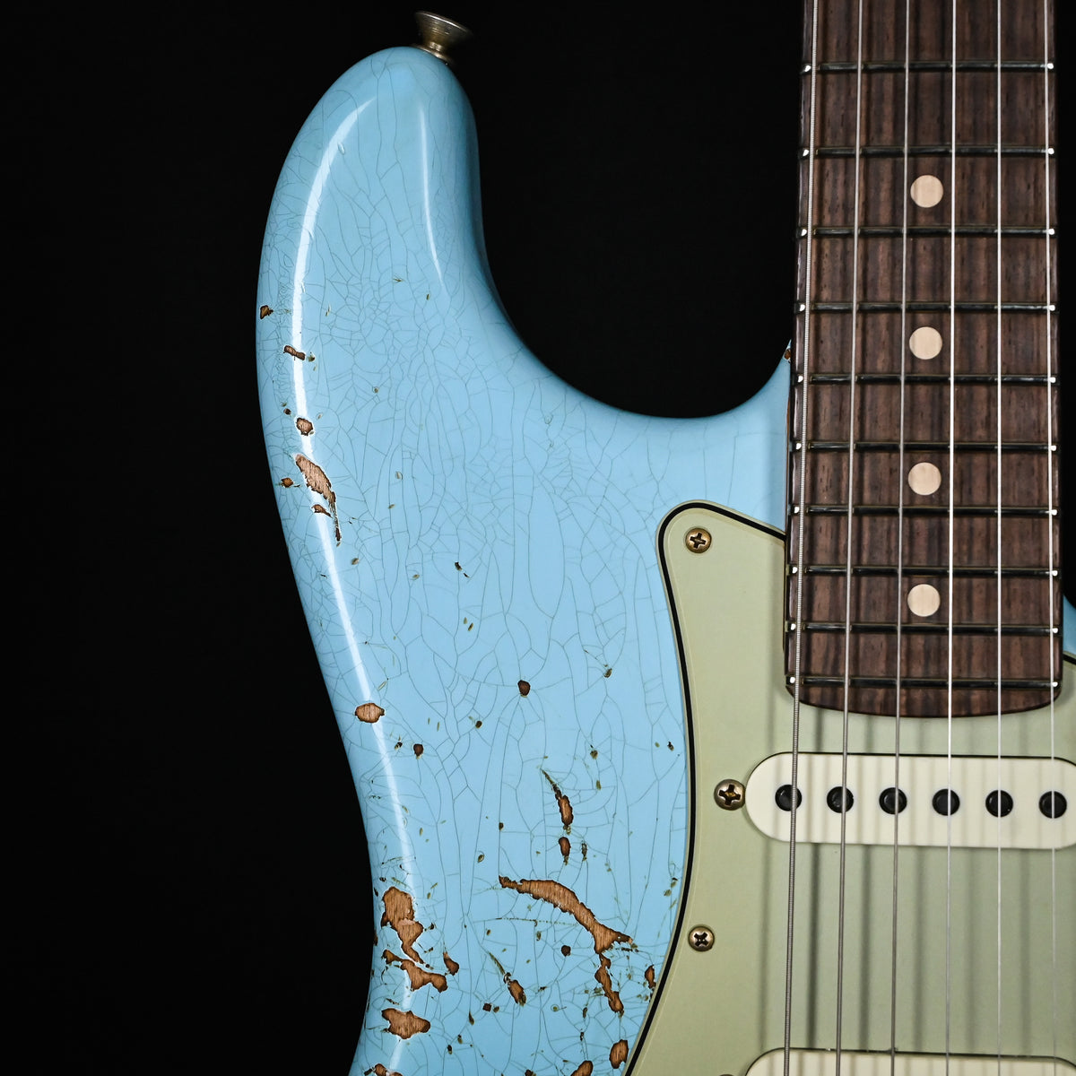 Fender Custom Shop '62 Stratocaster HSS w/ Alder Body, Heavy Relic- Daphne Blue 2026 (R150833)