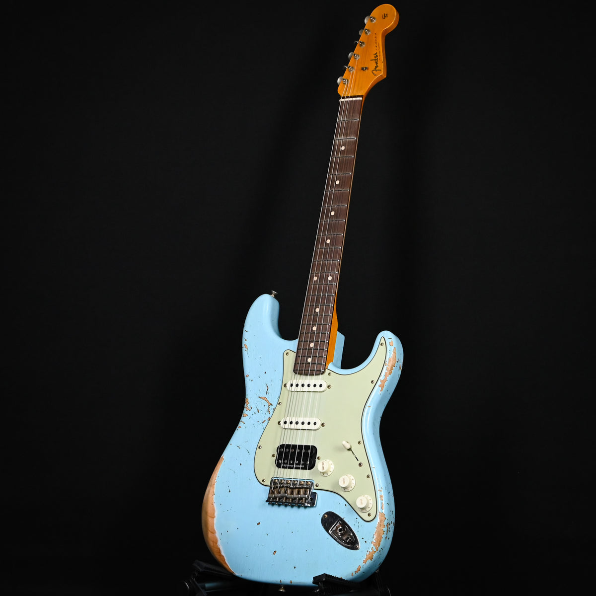 Fender Custom Shop '62 Stratocaster HSS w/ Alder Body, Heavy Relic- Daphne Blue 2026 (R150833)