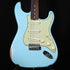 Fender Custom Shop Late-1962 Stratocaster Relic w/ Closet Classic Hardware- Faded Aged Daphne Blue 2025 (CZ588509)