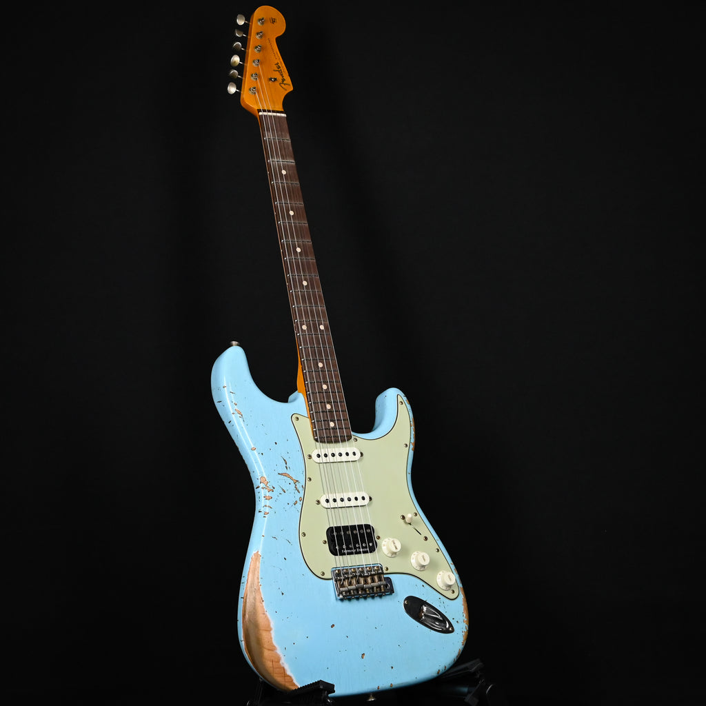 Fender Custom Shop '62 Stratocaster HSS w/ Alder Body, Heavy Relic- Daphne Blue 2026 (R150833)