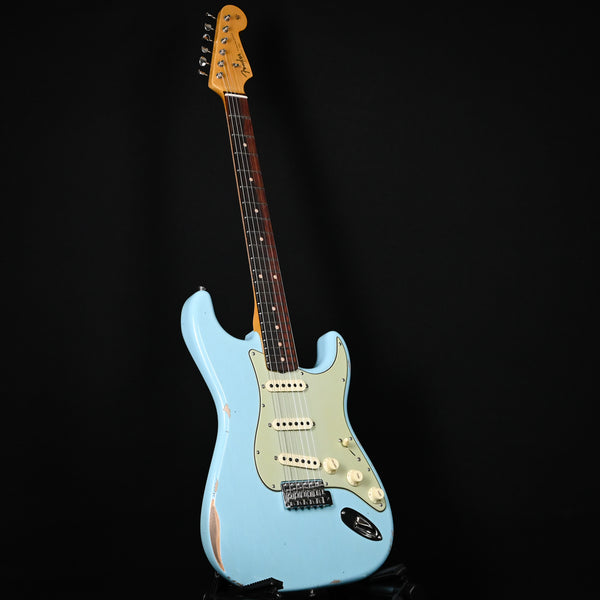 Fender Custom Shop Late-1962 Stratocaster Relic w/ Closet Classic Hardware- Faded Aged Daphne Blue 2025 (CZ588509)