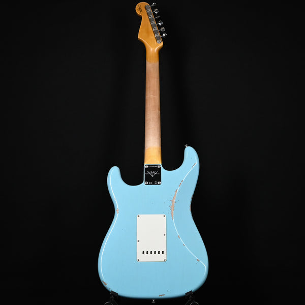 Fender Custom Shop Late-1962 Stratocaster Relic w/ Closet Classic Hardware- Faded Aged Daphne Blue 2025 (CZ588509)