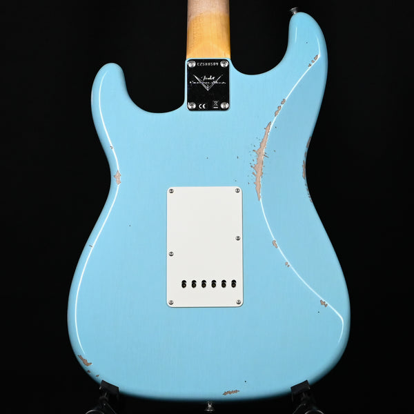 Fender Custom Shop Late-1962 Stratocaster Relic w/ Closet Classic Hardware- Faded Aged Daphne Blue 2025 (CZ588509)