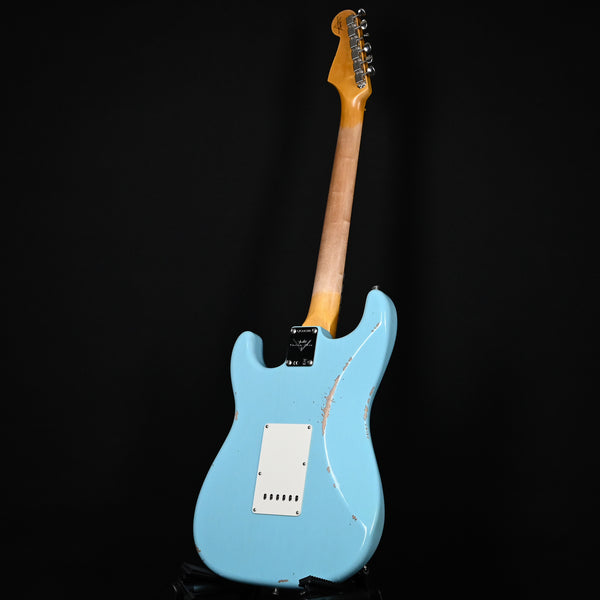 Fender Custom Shop Late-1962 Stratocaster Relic w/ Closet Classic Hardware- Faded Aged Daphne Blue 2025 (CZ588509)