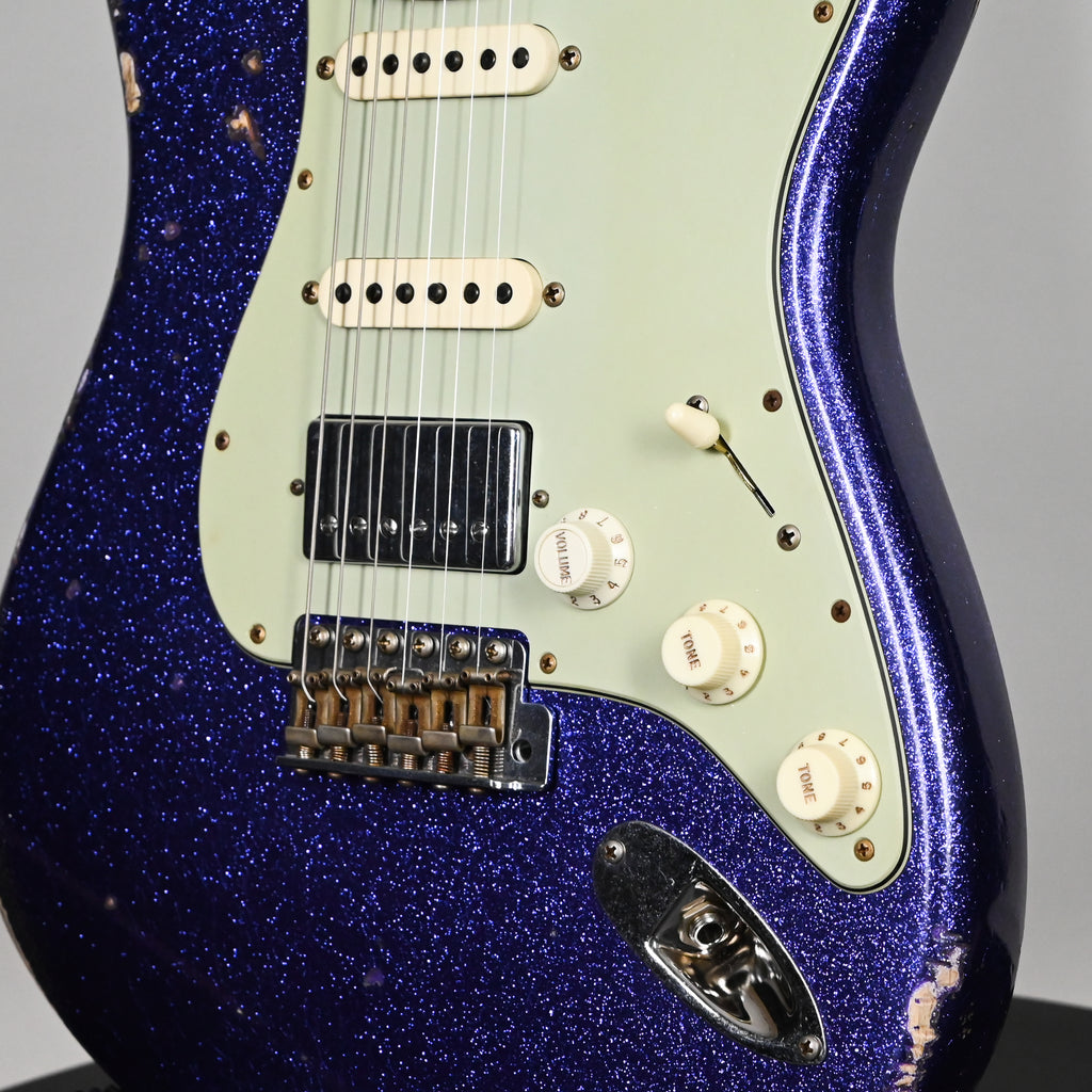 Fender Custom Shop '62 Stratocaster HSS Relic- Purple Sparkle 2026 (R150776)