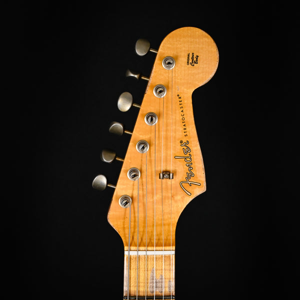 Fender Custom Shop Limited Edition Red Hot Hard Tail Stratocaster Heavy Relic- Faded Aged Chocolate 3 Tone Sunburst 2024 (CZ580930)