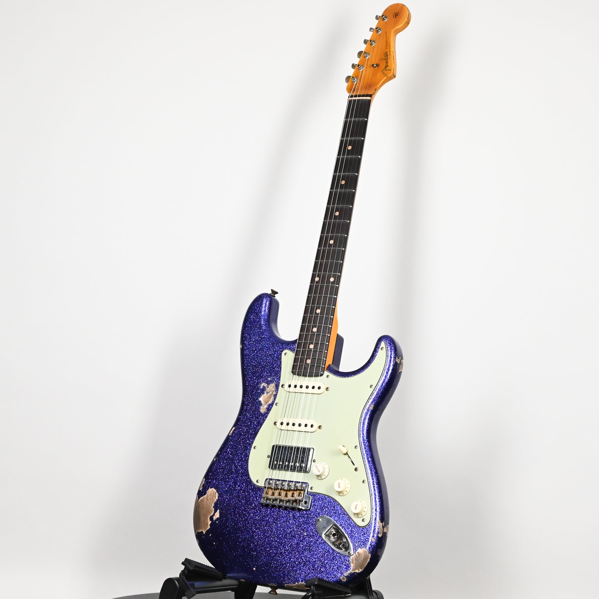 Fender Custom Shop '62 Stratocaster HSS w/ Ash Body, Heavy Relic- Purple Sparkle 2026 (R150589)