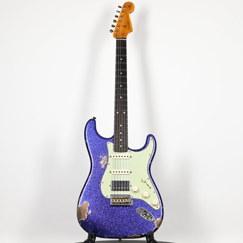 Fender Custom Shop '62 Stratocaster HSS w/ Ash Body, Heavy Relic- Purple Sparkle 2026 (R150589)