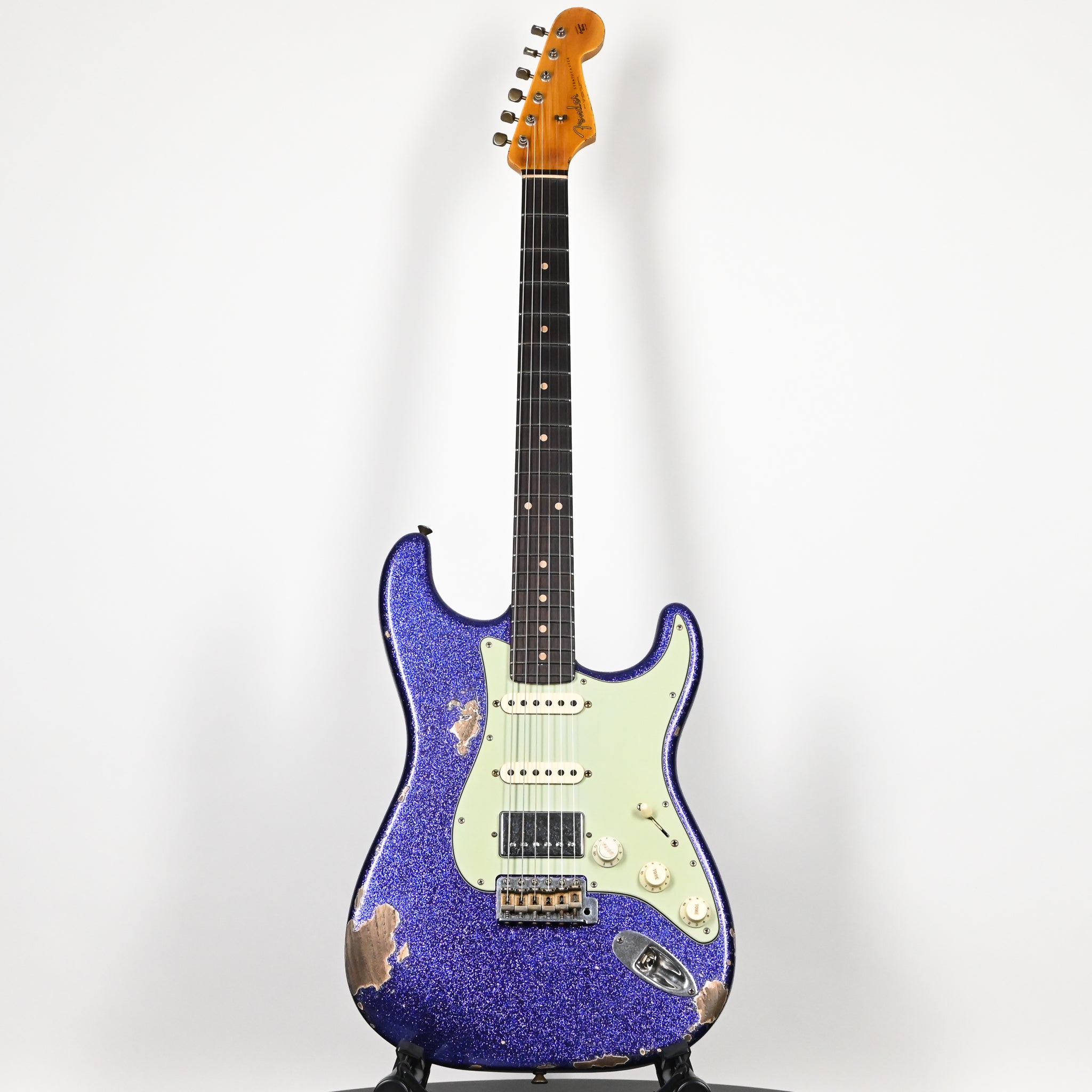 Fender Custom Shop '62 Stratocaster HSS w/ Ash Body, Heavy Relic- Purple Sparkle 2026 (R150589)