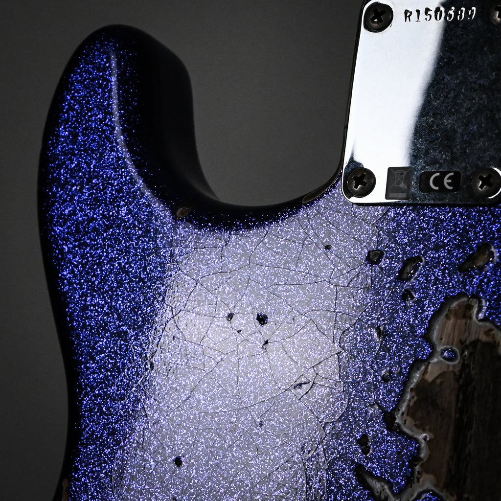 Fender Custom Shop '62 Stratocaster HSS w/ Ash Body, Heavy Relic- Purple Sparkle 2026 (R150589)