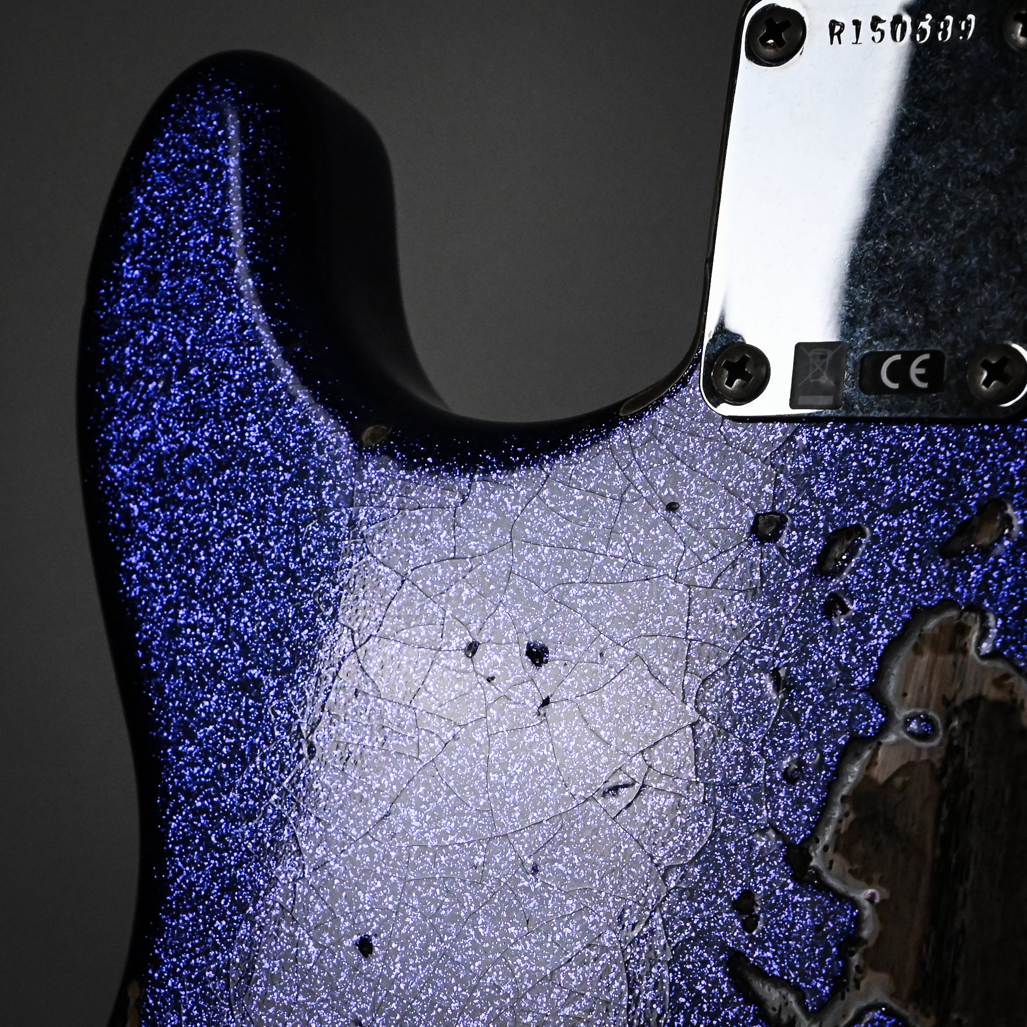Fender Custom Shop '62 Stratocaster HSS w/ Ash Body, Heavy Relic- Purple Sparkle 2026 (R150589)