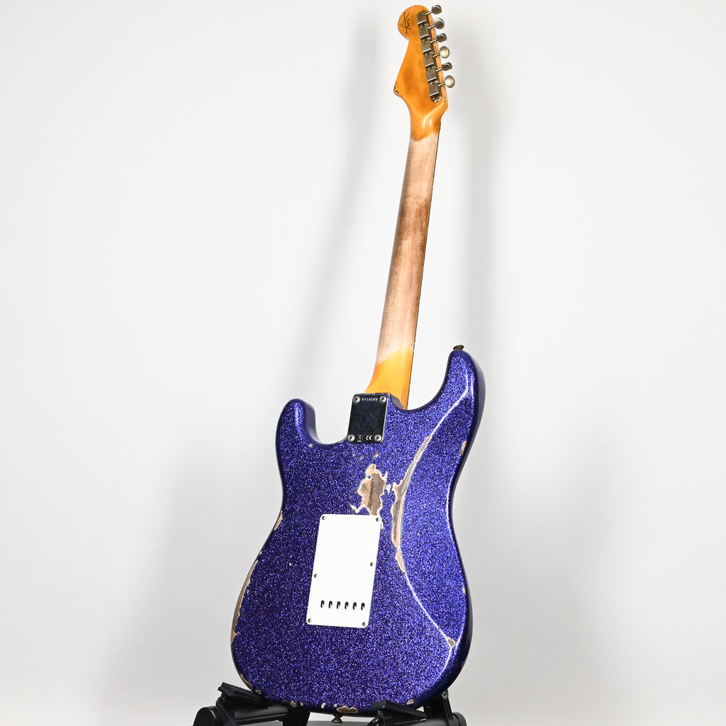 Fender Custom Shop '62 Stratocaster HSS w/ Ash Body, Heavy Relic- Purple Sparkle 2026 (R150589)