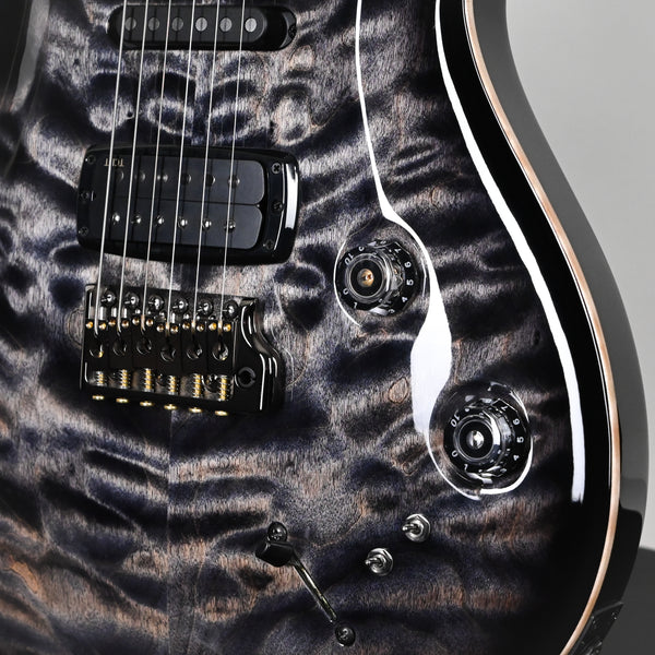 PRS Modern Eagle V Wood Library w/ 10-Top & Brazilian Rosewood Fingerboard Electric Guitar- Charcoal Burst 2025 (0416650)