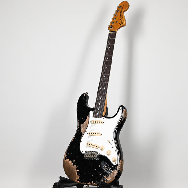 Fender Custom Shop Stratocaster Pro 2025, Super Heavy Relic- Black 2025 (XN18578)