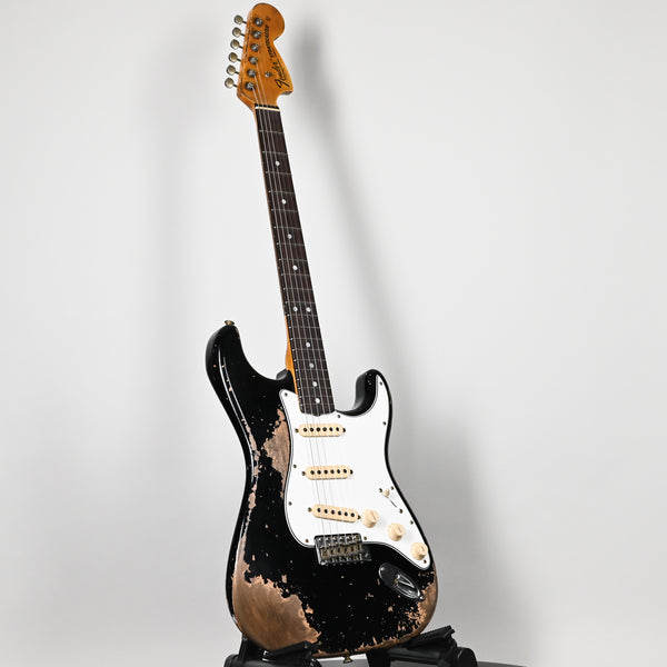 Fender Custom Shop Stratocaster Pro 2025, Super Heavy Relic- Black 2025 (XN18578)