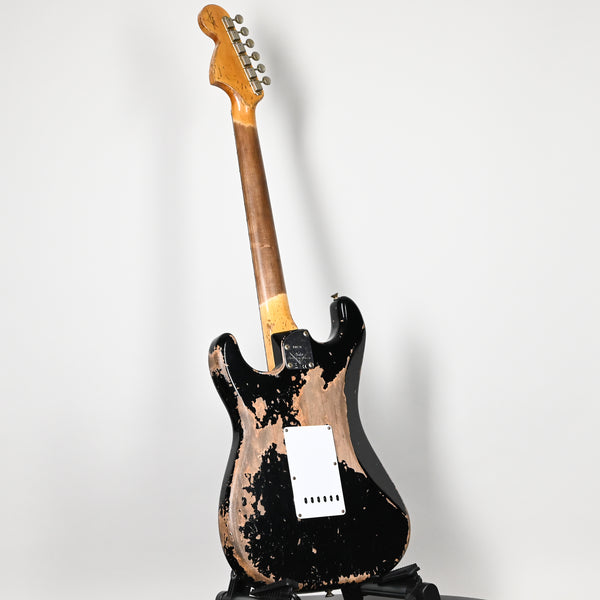 Fender Custom Shop Stratocaster Pro 2025, Super Heavy Relic- Black 2025 (XN18578)