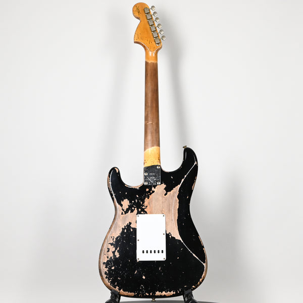 Fender Custom Shop Stratocaster Pro 2025, Super Heavy Relic- Black 2025 (XN18578)