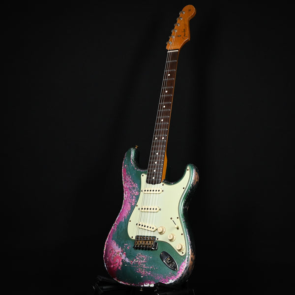 Fender Custom Shop Masterbuilt Dennis Galuszka '62 Stratocaster w/ Brazilian Rosewood Super Heavy Relic- Sherwood Metallic / Pink Paisley 2024 (R139982)