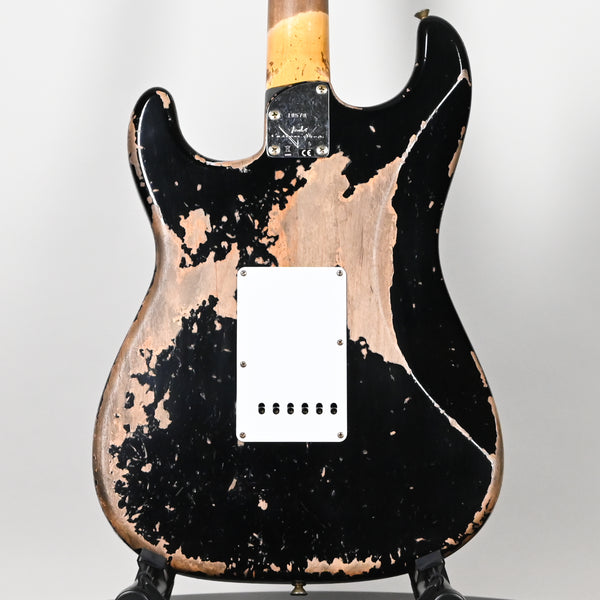 Fender Custom Shop Stratocaster Pro 2025, Super Heavy Relic- Black 2025 (XN18578)
