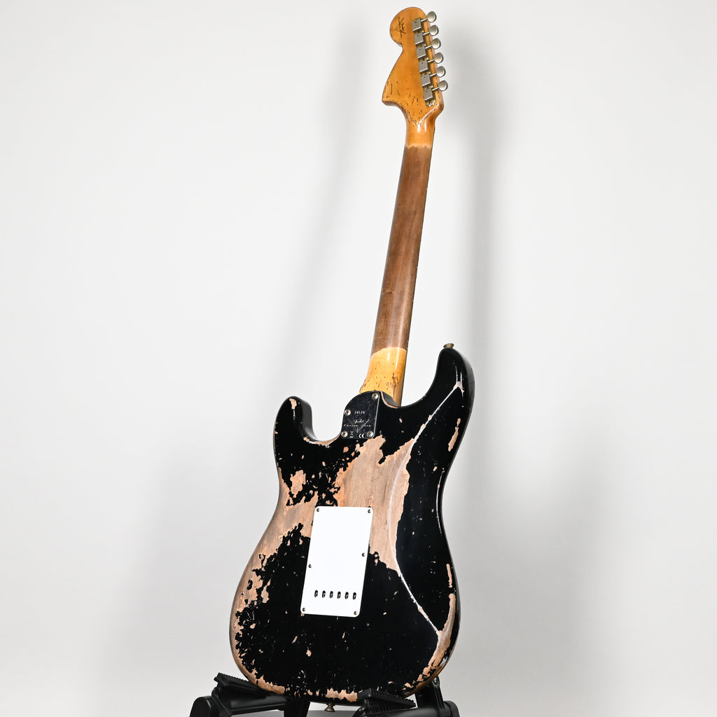 Fender Custom Shop Stratocaster Pro 2025, Super Heavy Relic- Black 2025 (XN18578)
