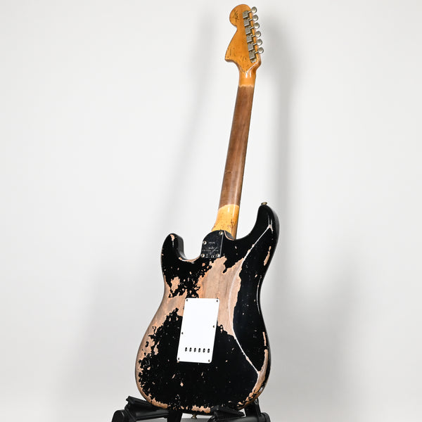 Fender Custom Shop Stratocaster Pro 2025, Super Heavy Relic- Black 2025 (XN18578)