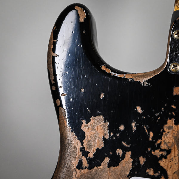 Fender Custom Shop Stratocaster Pro 2025, Super Heavy Relic- Black 2025 (XN18578)